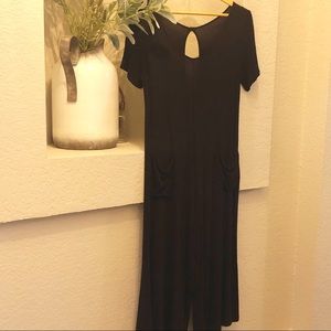 NWOT Boho Boutique Maxi Wide leg Jumpsuit